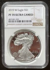 2019-W $1 SILVER AMERICAN EAGLE NGC PF70 : 06945