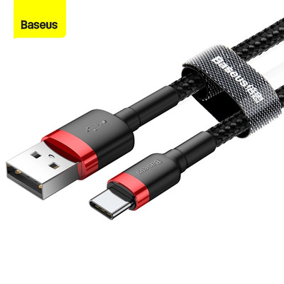 Baseus Nylon USB auf Typ-C Schnellladekabel für iPhone Air 17 16 15 Pro Max Plus