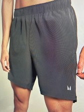 My Protein Men’s Tempo 7 Inch  Shorts Size Xs unwashed Black