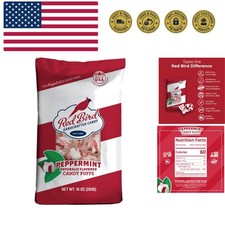 Soft Peppermint Candy, Soft Mints Individually Wrapped, 10 oz Bag