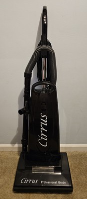 CIRRUS Professional Grade Bagged Upright Vacuum Cleaner CR69A w/ Attachments Blk