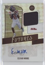 2021 Panini Legacy Futures 75/399 Elijah Moore #FP-EM Patch Auto 03rx