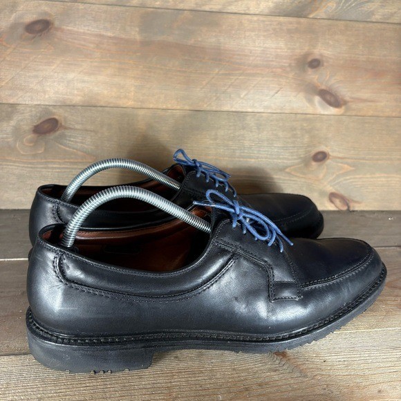 SAOLA scarpe uomo allen edmonds wilbert taglia 13 AA pelle nera casual abito oxfords