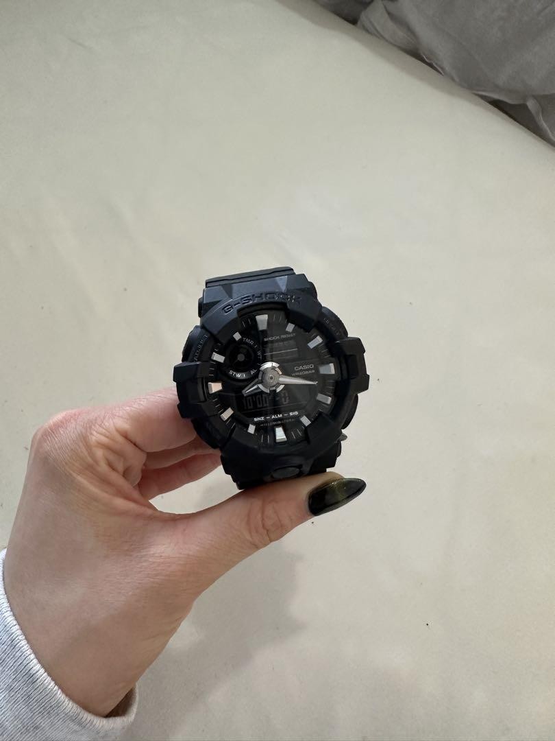 CASIO G SHOCK GA 700 1BJF Black Analog Digital Shock Resistant Men