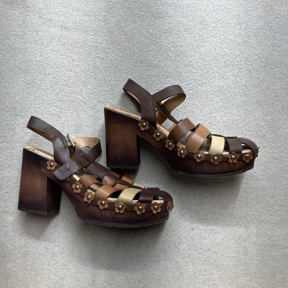 KORKS by Kork-Ease Willow Platform Clog Sandal Tan Beige 6 NEW | eBay