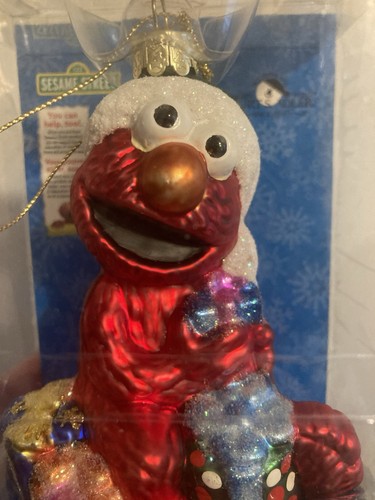 2006 Kurt Adler Elmo Glass Ornament - Picture 3 of 10