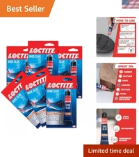 Shoe Glue 6-Pack: Durable, Clear-Drying Fabric Adhesive for All Material Repairs