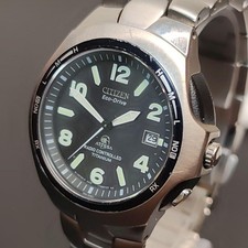 Citizen Attesa Eco Drive Titanium Watch Radio...