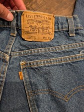 Vintage Levi's Orange Tab 40509 Jeans Mens 29x33 Measured Straight Leg USA 80s