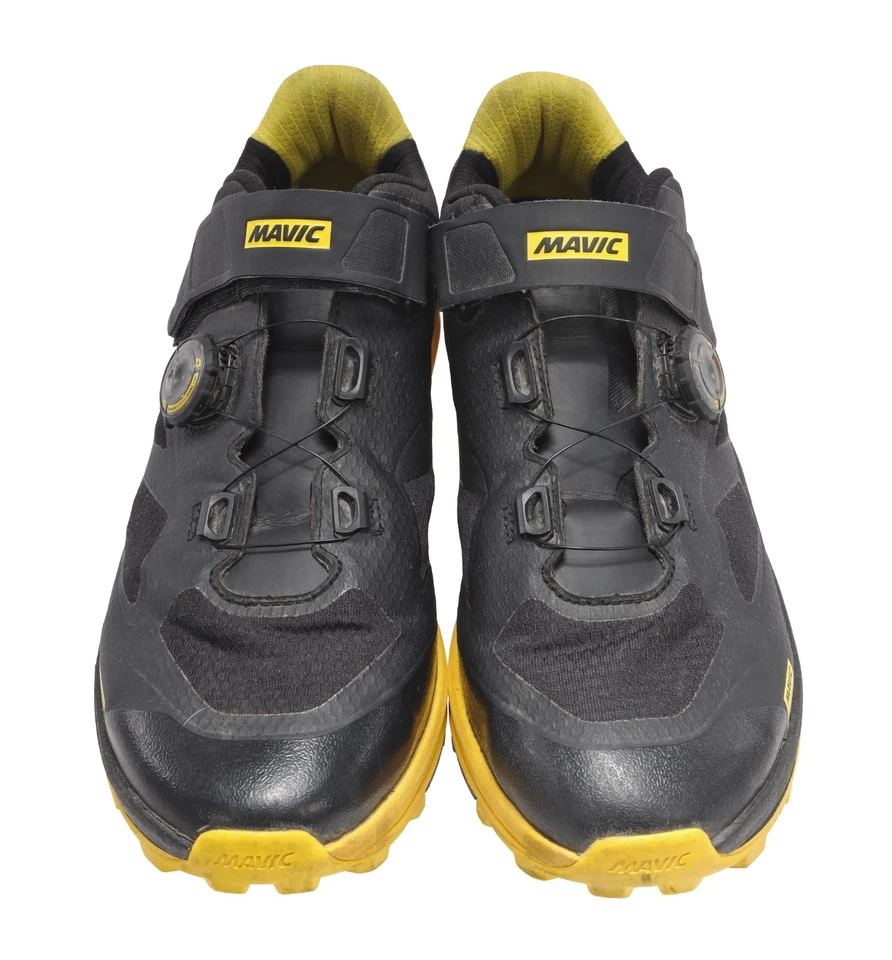 Zapatos de bicicleta de montaña Mavic XA Pro para hombre EU 44 2/3 US 10.5 esfera negra amarilla Trail Foto 3 de 4