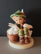 Figur "Hasenvater" Hummel/Goebel Porzellan, Keramik Bemalt 1989