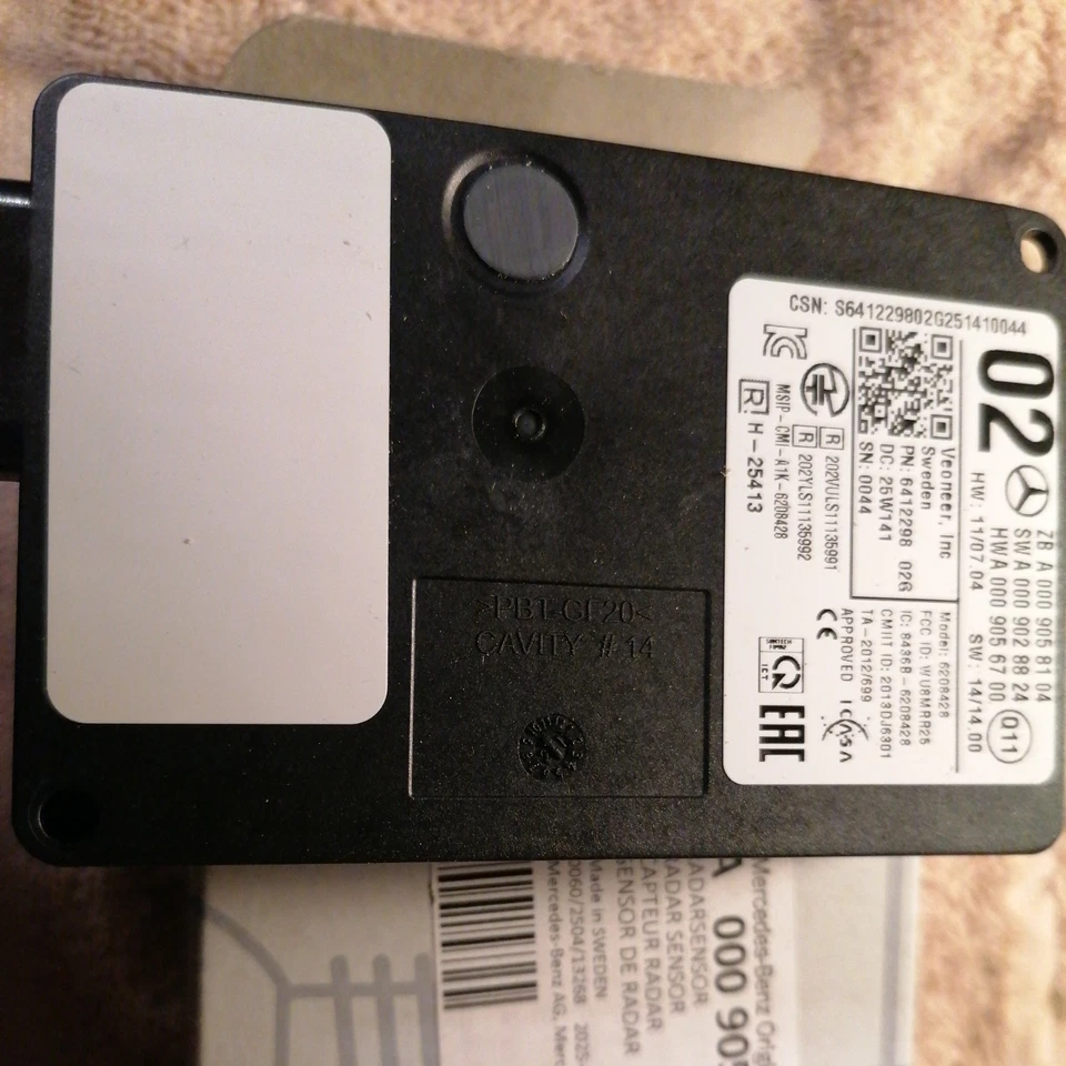 New Radar Sensor Distronic Control Unit A0009058104 For MERCEDES-BENZ  - Image 2 of 2