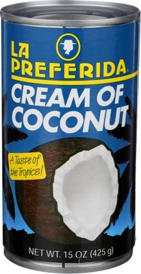 La Preferida Cream Of Ccnut 15 OZ Pack Of 12