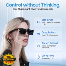 LIMU Gen 5 Smart Glasses AI Interpreter Open-Ear Bluetooth Aluminum Alloy
