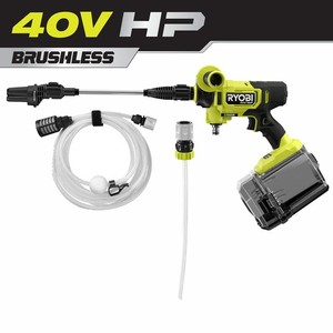 RYOBI 40V HP Brushless EZClean 600 PSI 0.7 GPM Cold Water Electric Power