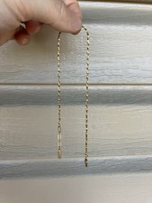 Gold-plated Sterling Silver Anklet 9&rdquo;-9.8&rdquo;