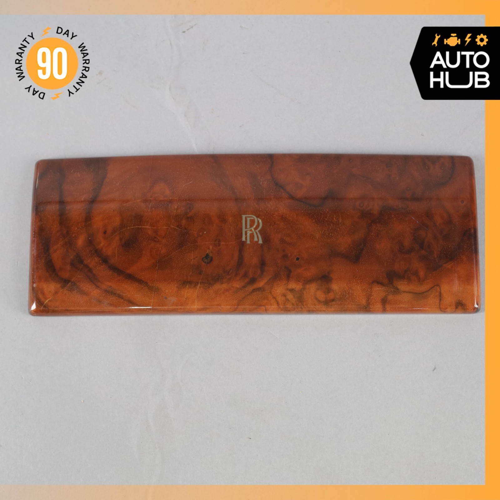 99-02 Rolls Royce Silver Seraph Center Console Radio Cover Trim Panel Wood OEM