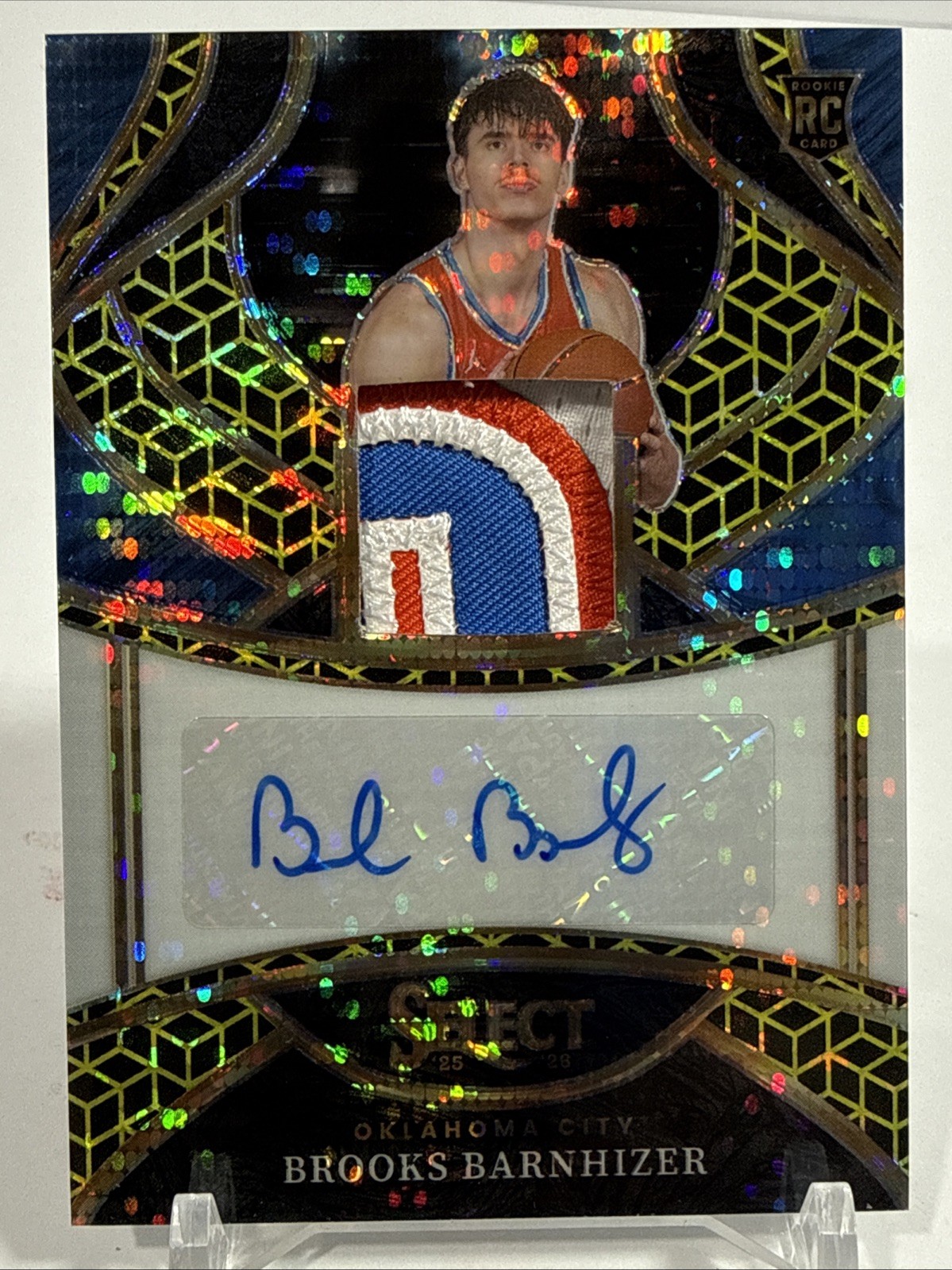 2025-26 Select - GOLD SPECTRIS #115 Brooks Barnhizer RC 3/10
