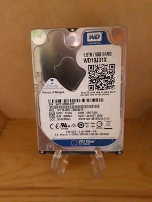 WESTERN DIGITAL WDC WD10J31X-00U3VT0 Hard Drive 1TB TESTED