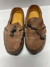 Quoddy Pebble Grain Leather Moccasin Women s Size 5 Great Condition