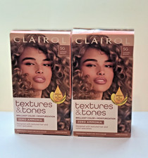 2 X Clairol Textures  Tones Hair Dye, Permanent Hair Color, 5G-CARAMEL BROWN