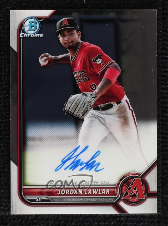 2022 Bowman Chrome Prospect Auto Jordan Lawlar #CPA-JLR