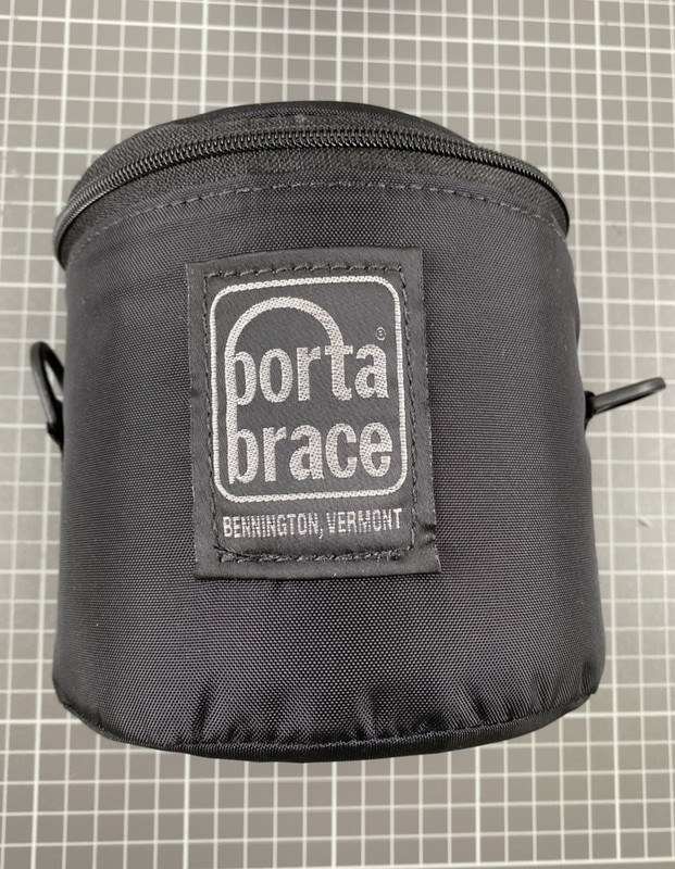 Porta Brace 4" Padded Lens Cup Case Bag Pouch Camera Protection Black