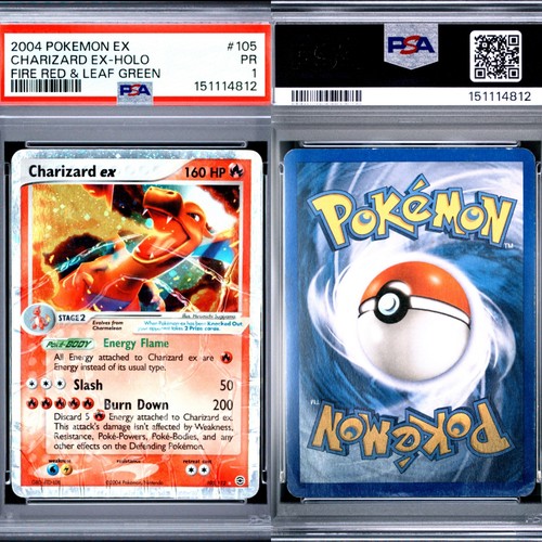Charizard ex graded PSA 1 for sale on eBay