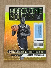 2023-24 NBA HOOPS WINTER ARRIVING NOW HOLO GOLD INSERT DARIQ WHITEHEAD ROOKIE 17