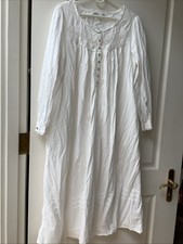 Eileen West Couture Queen Anne's Lace White Nightgown Large Bust 48