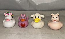 Jeep Rubber Duck Variety - Lamb, Unicorn and more - Lot of 4