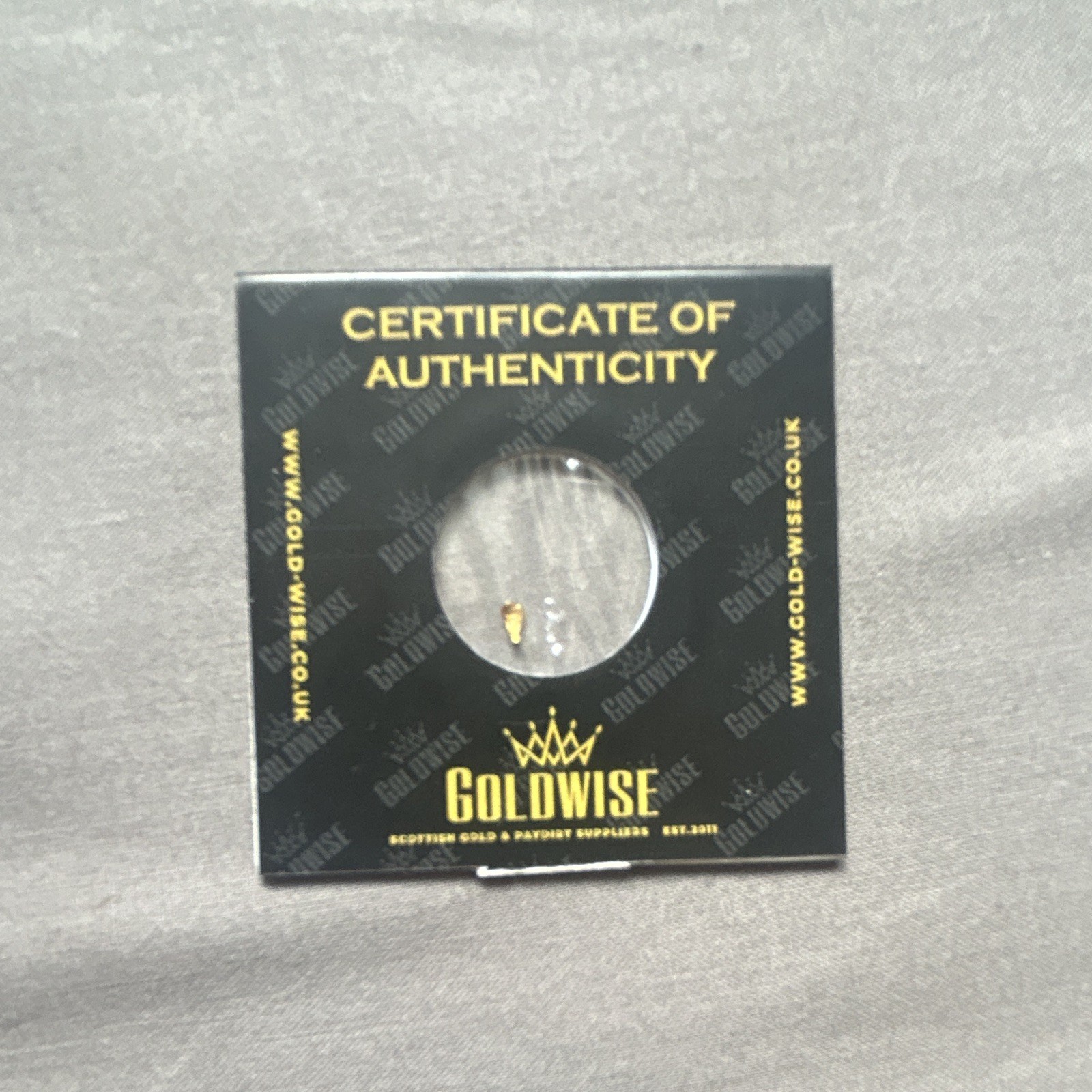 Goldwise Gold Nugget 0.06g Aberdeenshire Purity 20-22, 0.06g Gold Content