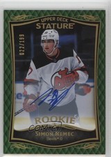 2024 Upper Deck Stature 2023-24 Base Rookies Green 22/199 Simon Nemec Auto 11jd