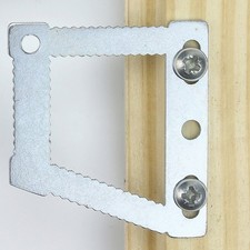 CWH5 Micro Sawtooth Angled Square Picture Frame Canvas Hangers - with  Screws