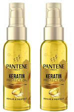 2 x Pantene Pro-V Repair & Protect - Leave In Hair Oil, Keratin Dry Damaged Hair