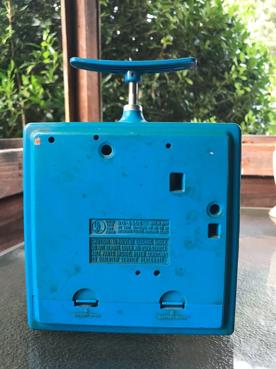 1970s PANASONIC RQ-830S BLUE Color 8 Track Player Dynamite TNT See