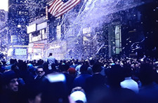 1962 Tickertape Parade, New York City? John Glenn? : 1960's 35mm Slide