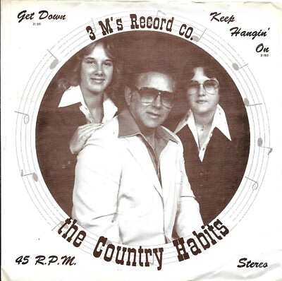 COUNTRY HABITS, THE  (Get Down  //  Keep Hangin' Down)  3M's 1928 with VG+ PS