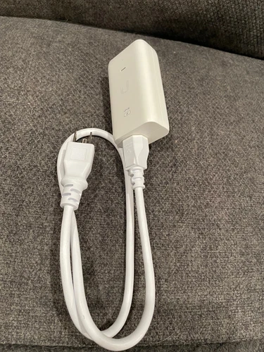 Ubiquiti UniFi U-PoE-AF PoE Injector UPOE af With Power Cord WHITE