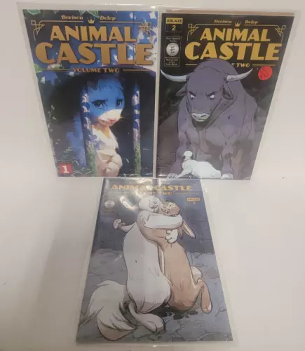 2023 Animal Castle: Volume Two (Ablaze) COMPLETE SET 1-3 - Free Ship - Mature