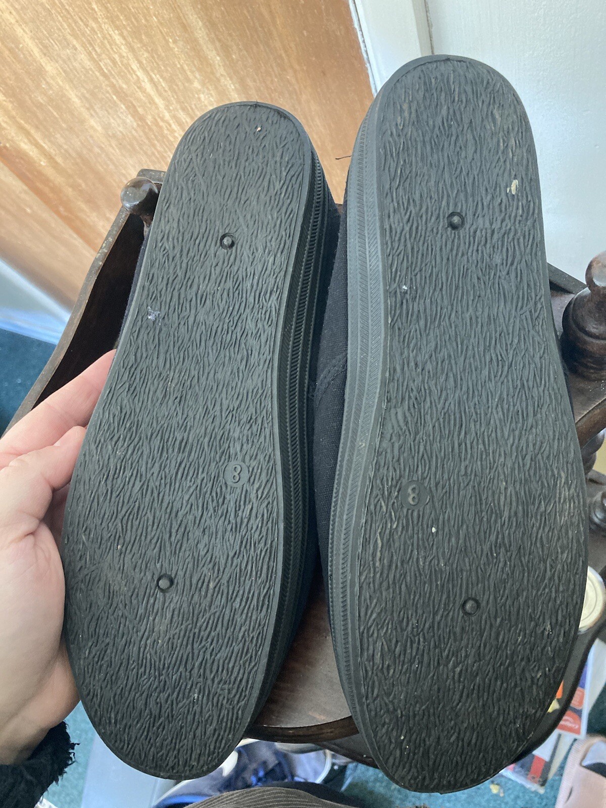 shoe zone black shoes size 8 eBay