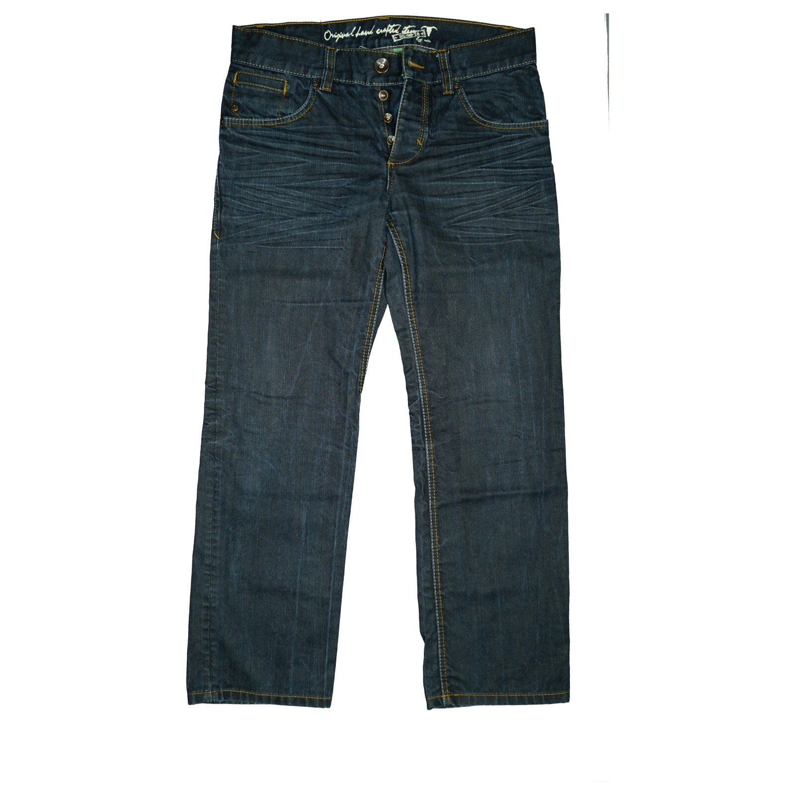 EDC by Esprit Brand Mens Jeans Trousers Straight Eagle Fit 48 M W31 L30 Dark Blue