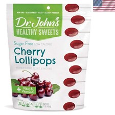 Delicious Cherry Oval Lollipops - Low Calorie...