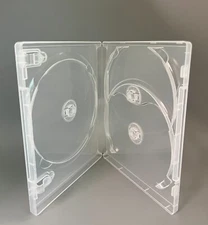 10 Original Scanavo 17mm Triple (3) Blue Blu-Ray Case, Super Clear, BR3/ONET