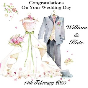 personalised wedding clothes