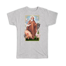 Gift T-Shirt : Saint Anthony of Egypt Santo Antão San Antonio Abad Catholic