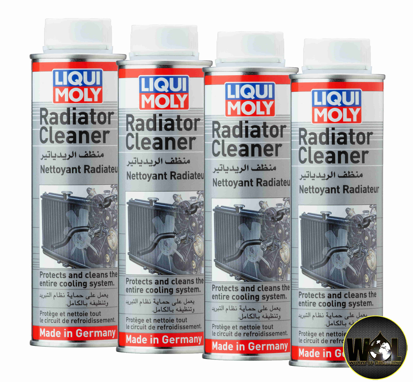 Liqui Moly Radiator Cleaner Flush 300ml Deposits Remover Cooling System 1804 4x