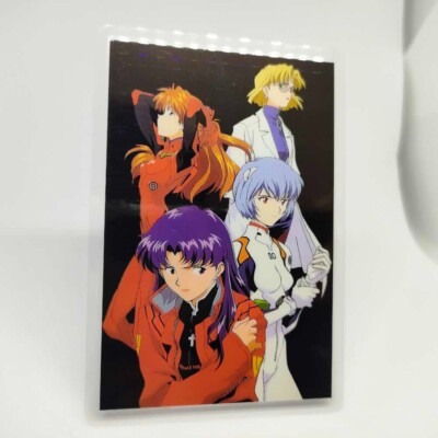 Female Characters Neon Genesis Evangelion Laminated Card card