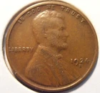 1924 S Lincoln Cent,      VF/EF     (24SSA4)