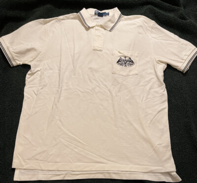 Vintage 90 s ralph lauren polo shirt XL P.R.L. club cruiser division team